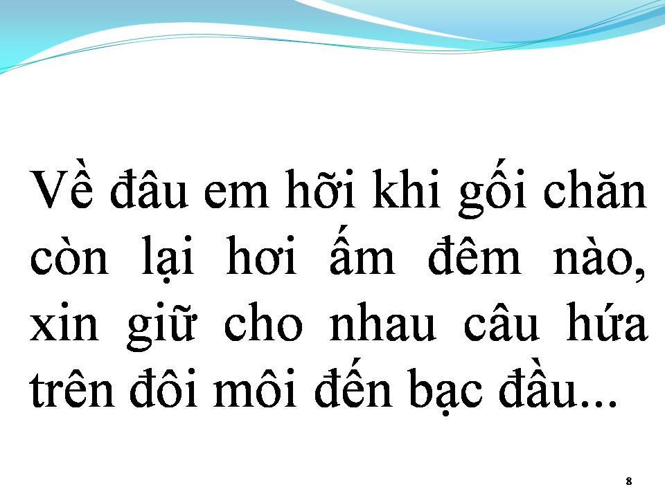 Lời bài hát TÌNH NỒNG