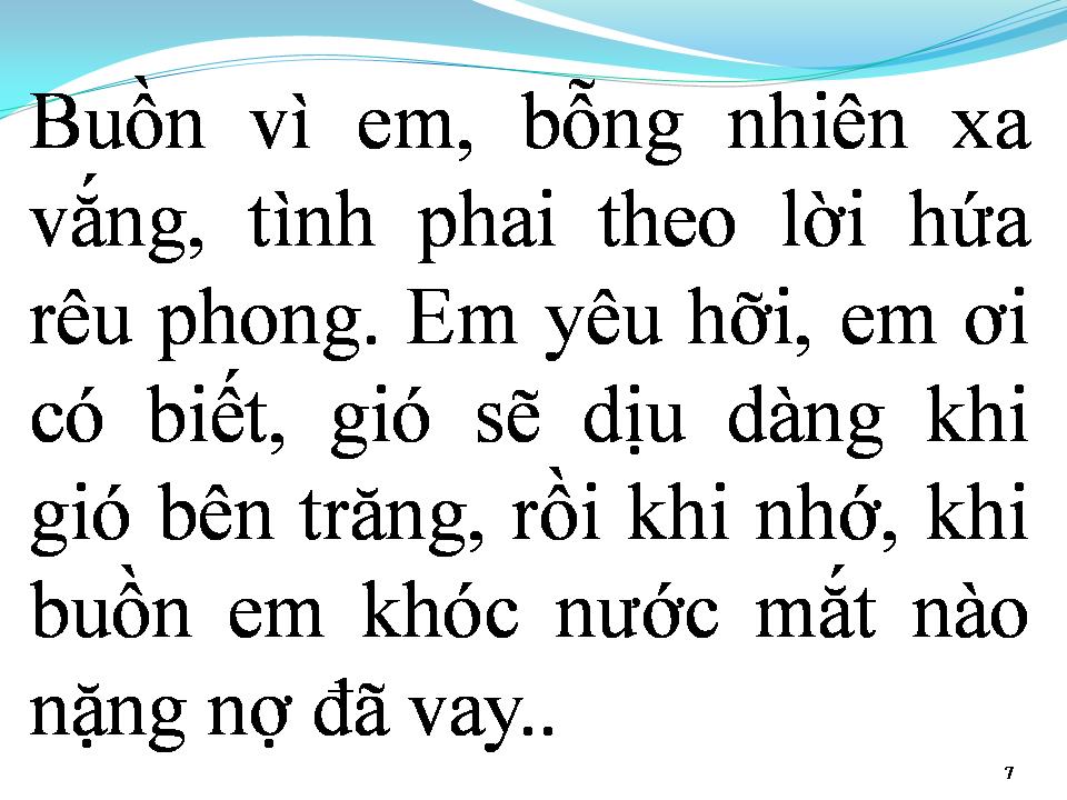 Lời bài hát TÌNH PHAI