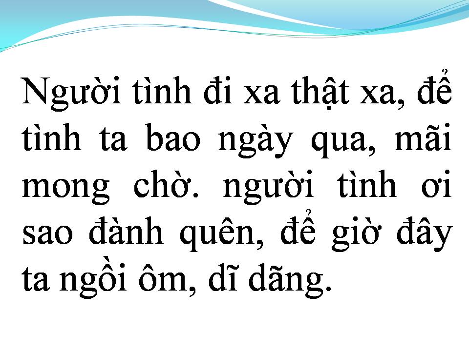 Lời bài hát TÌNH PHIÊU LÃNG