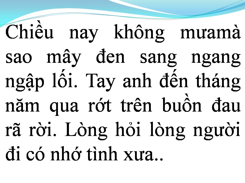 Lời bài hát TÌNH QUAY GÓT
