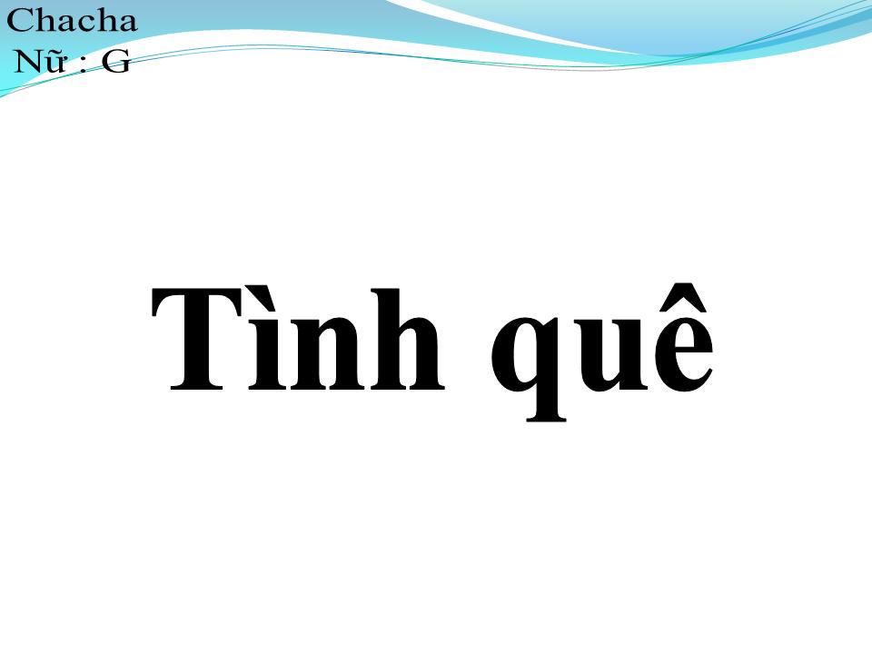 Lời bài hát TÌNH QUÊ