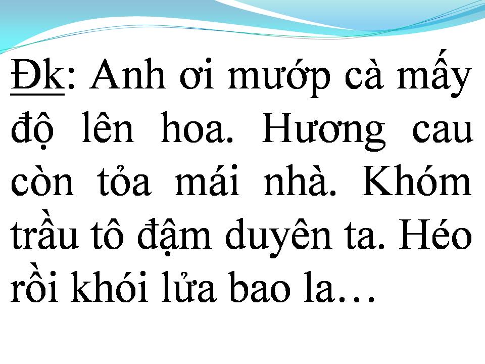 Lời bài hát TÌNH SẦU BIÊN GIỚI