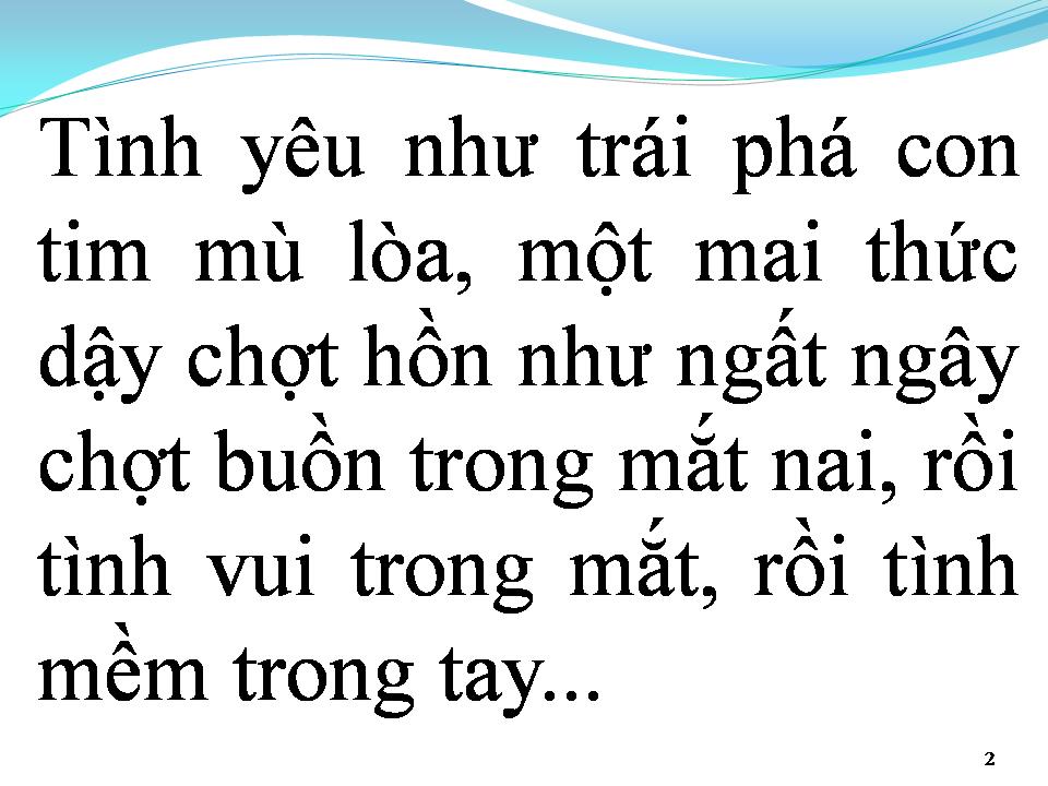 Lời bài hát TÌNH SẦU