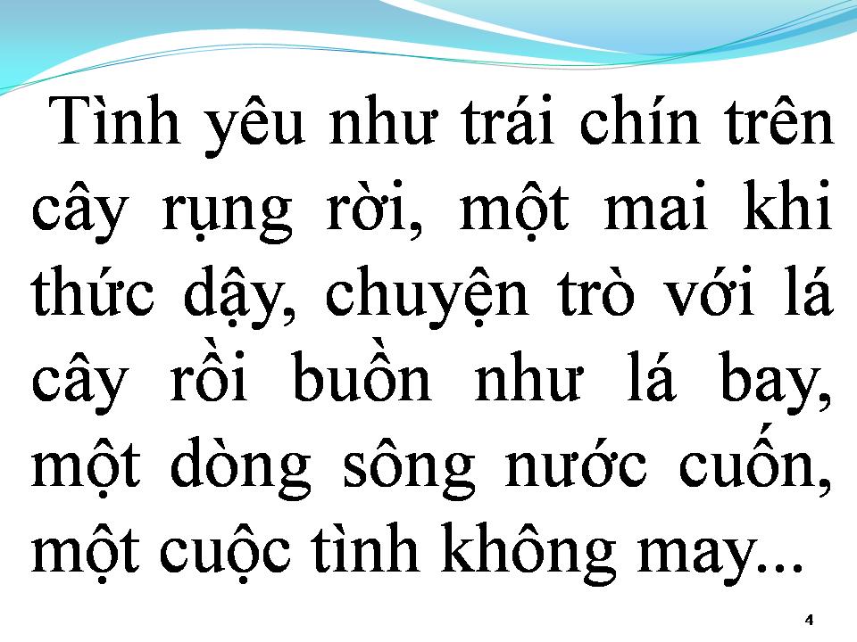 Lời bài hát TÌNH SẦU