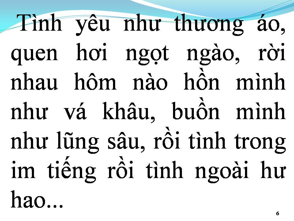 Lời bài hát TÌNH SẦU
