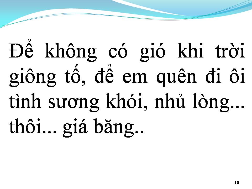 Lời bài hát TÌNH SƯƠNG KHÓI