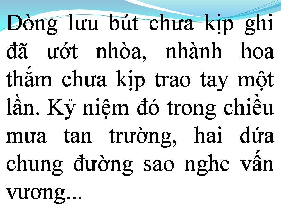 Lời bài hát TÌNH THƠ