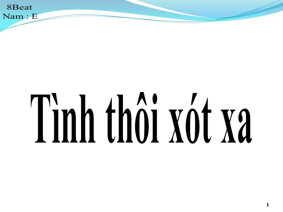 Lời bài hát TÌNH THÔI XÓT XA
