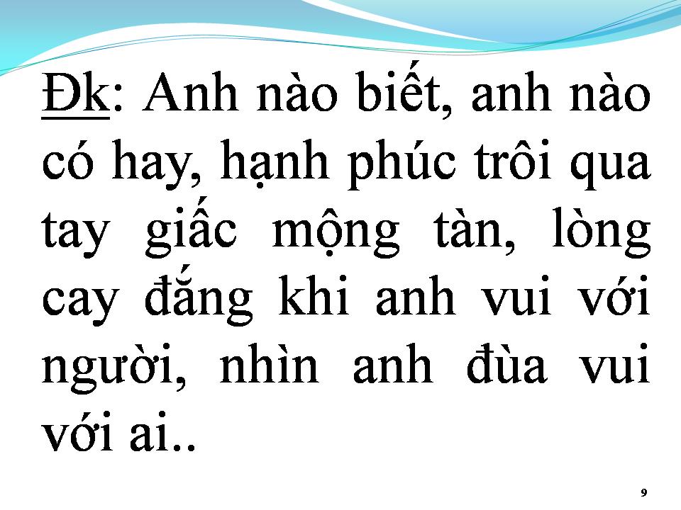 Lời bài hát TÌNH THÔI XÓT XA