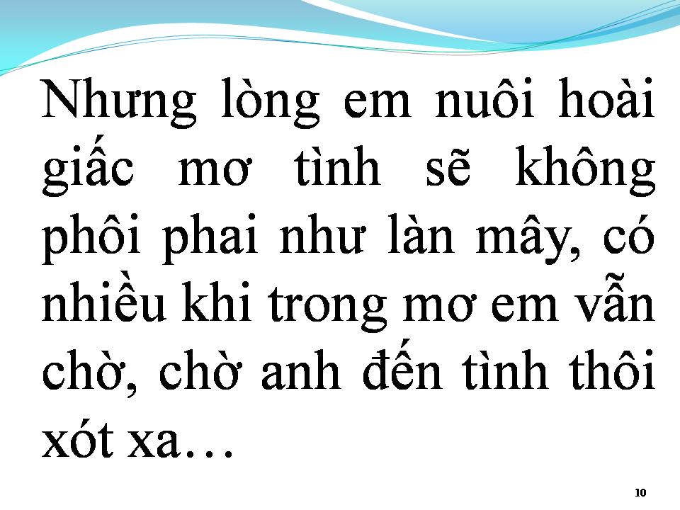 Lời bài hát TÌNH THÔI XÓT XA