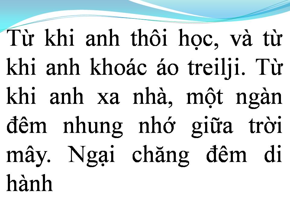 Lời bài hát TÌNH THƯ CỦA LÍNH
