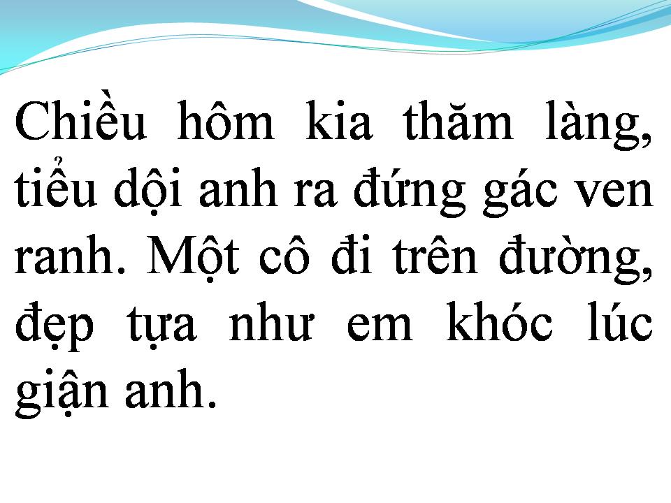 Lời bài hát TÌNH THƯ CỦA LÍNH