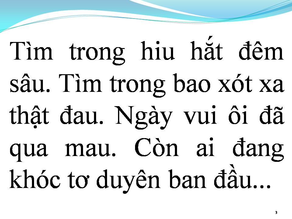 Lời bài hát TÌNH TRONG DĨ VÃNG
