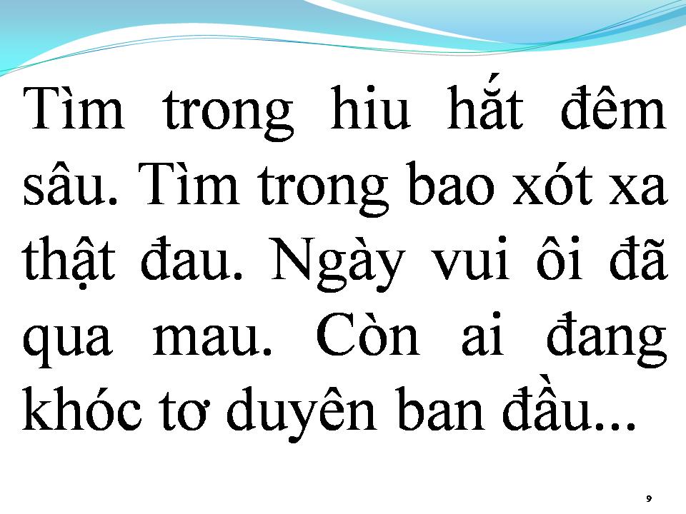Lời bài hát TÌNH TRONG DĨ VÃNG
