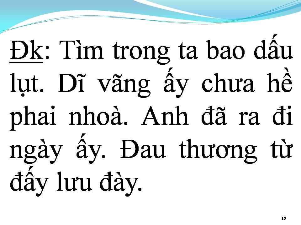 Lời bài hát TÌNH TRONG DĨ VÃNG