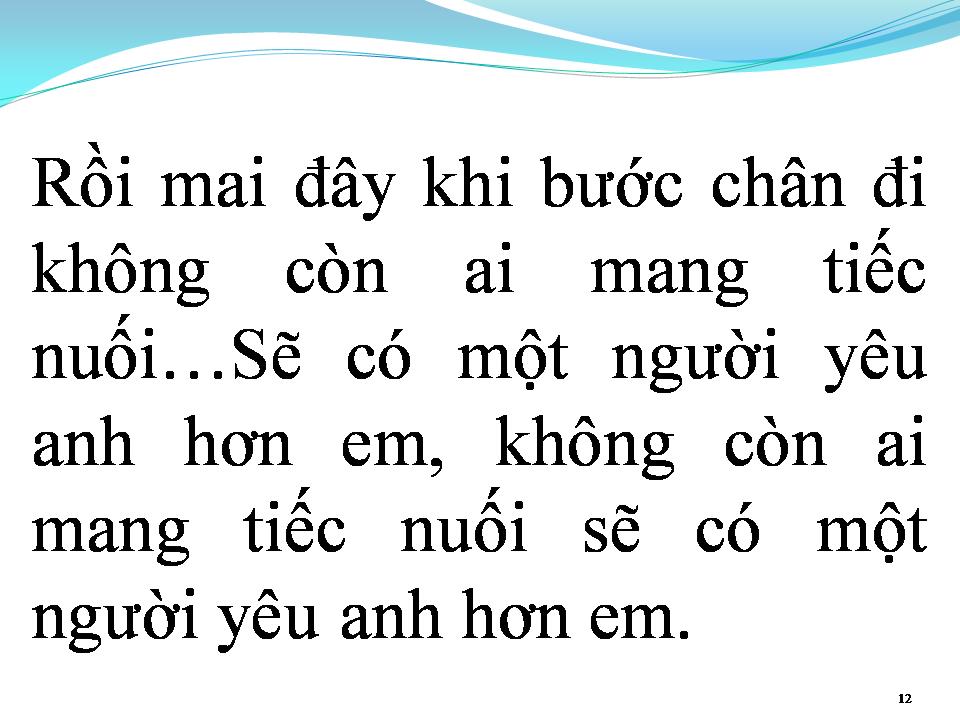 Lời bài hát TÌNH VẪN CHƯA YÊN