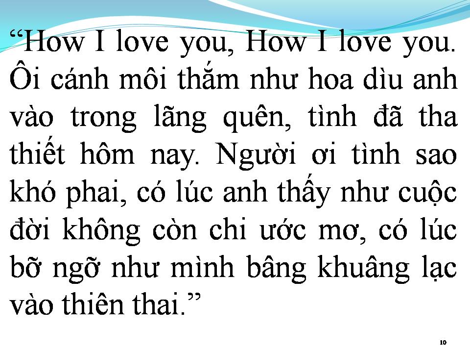 Lời bài hát TÌNH VẪN THIẾT THA