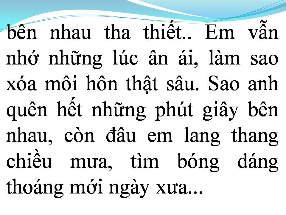 Lời bài hát TÌNH XA KHUẤT