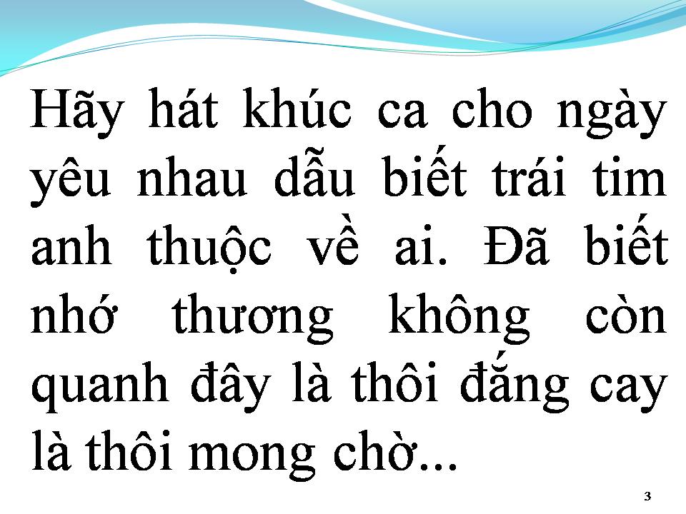 Lời bài hát TÌNH XÓT XA THÔI