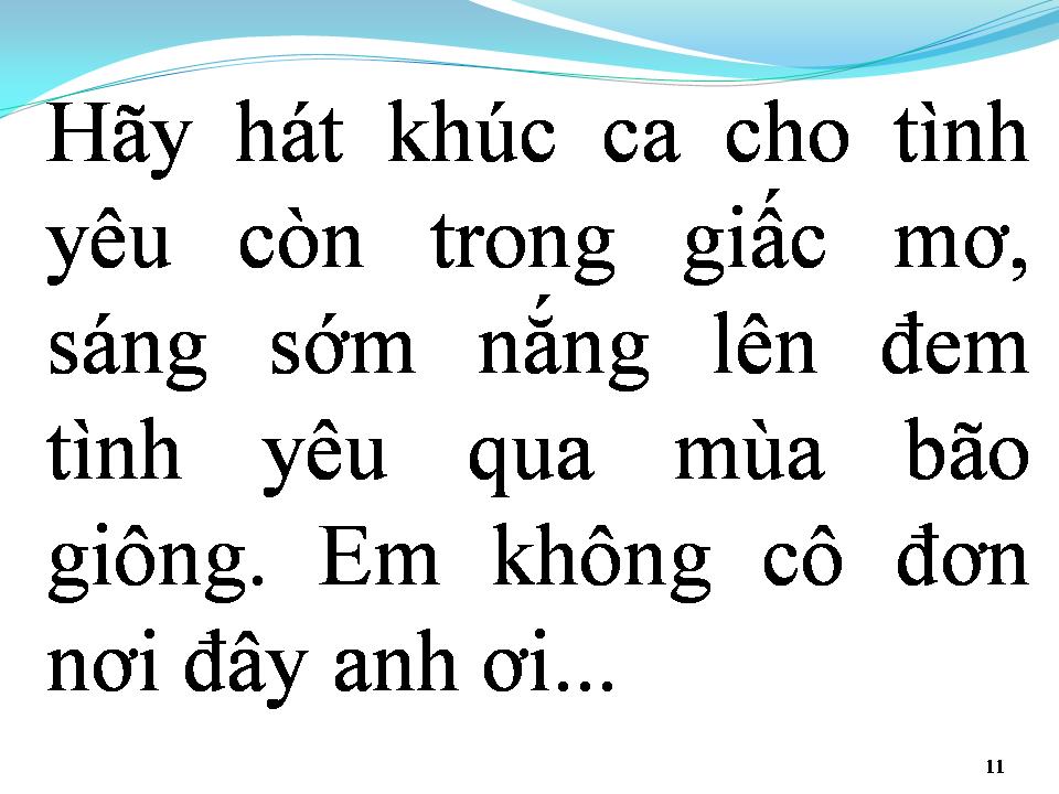 Lời bài hát TÌNH XÓT XA THÔI