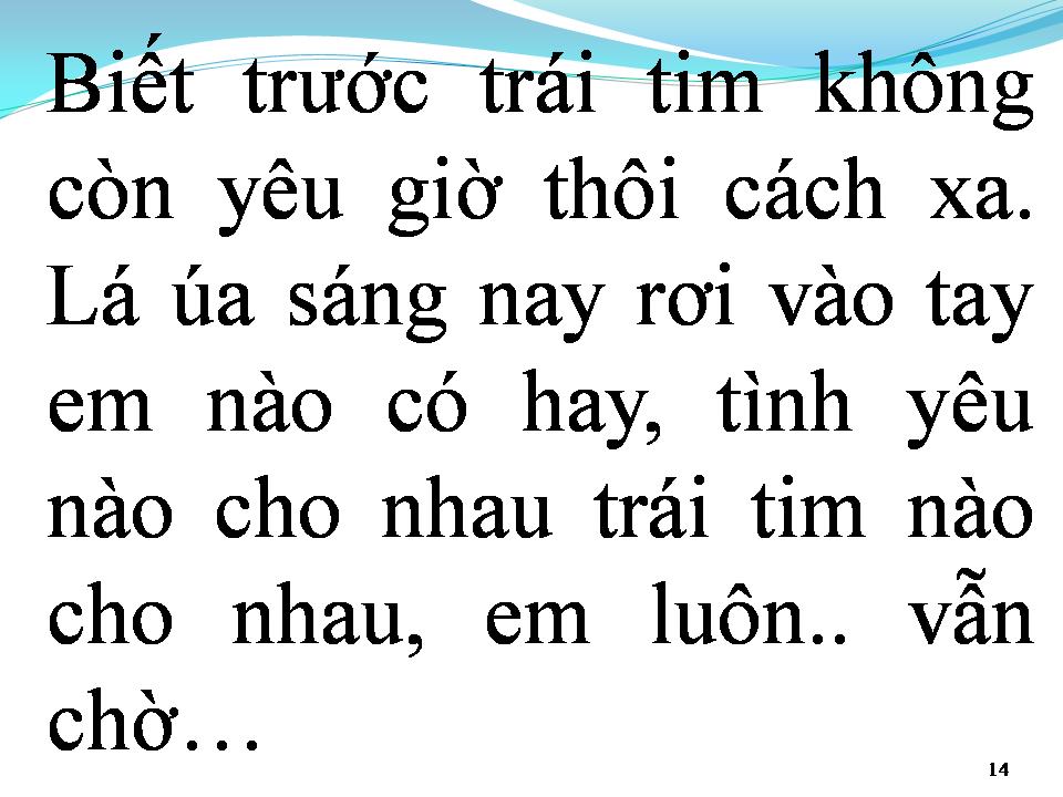 Lời bài hát TÌNH XÓT XA THÔI