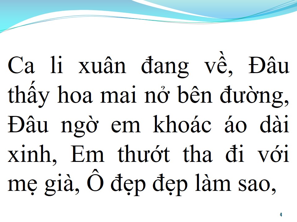 Lời bài hát TÌNH XUÂN