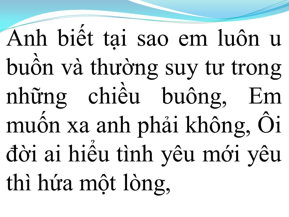 Lời bài hát TÌNH YÊU CÁCH TRỞ