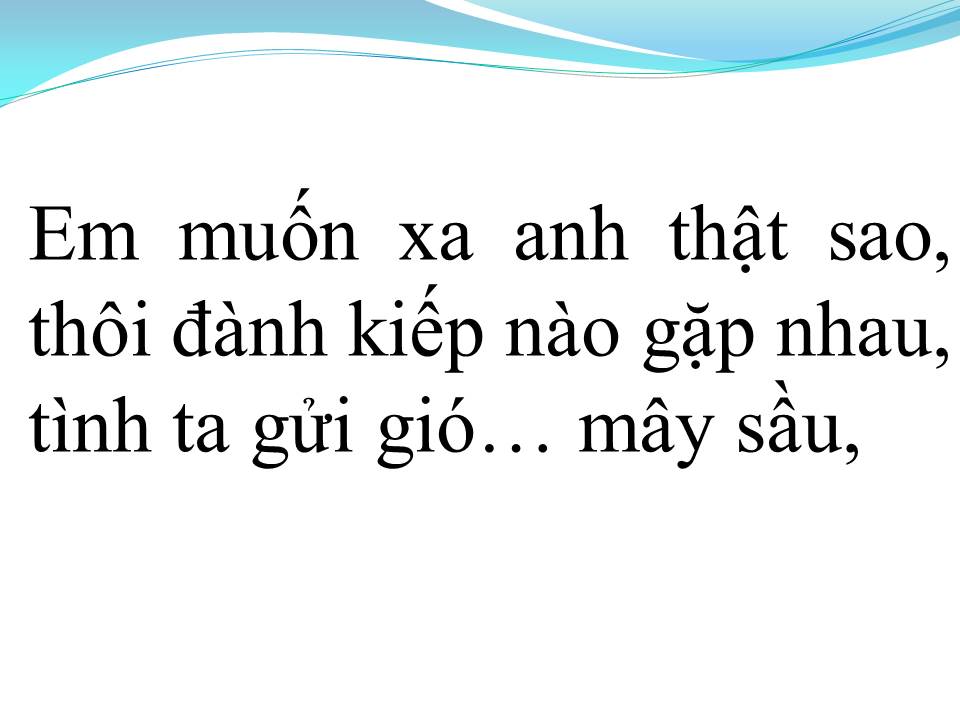 Lời bài hát TÌNH YÊU CÁCH TRỞ