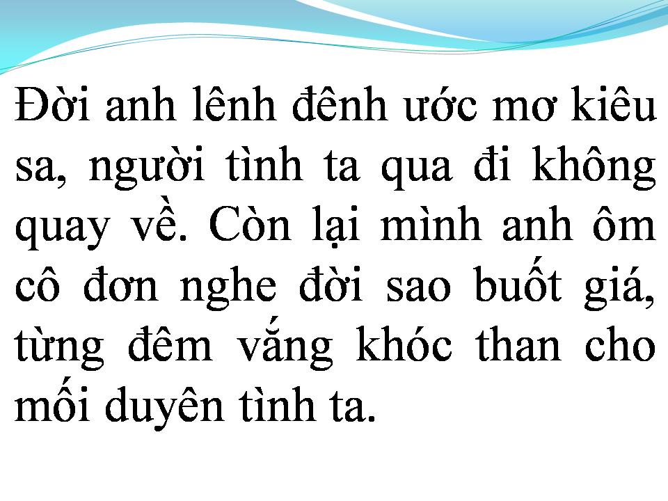 Lời bài hát TÌNH YÊU ĐAM MÊ