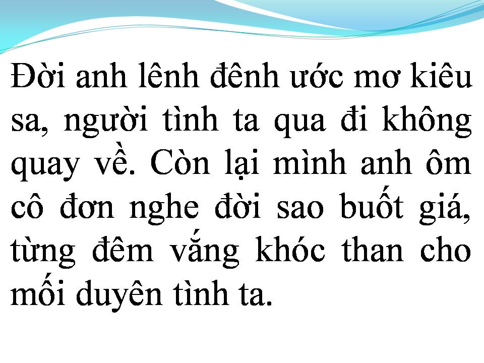 Lời bài hát TÌNH YÊU ĐAM MÊ