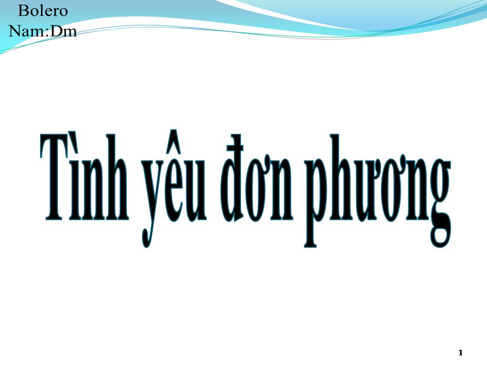 Lời bài hát TÌNH YÊU ĐƠN PHƯƠNG