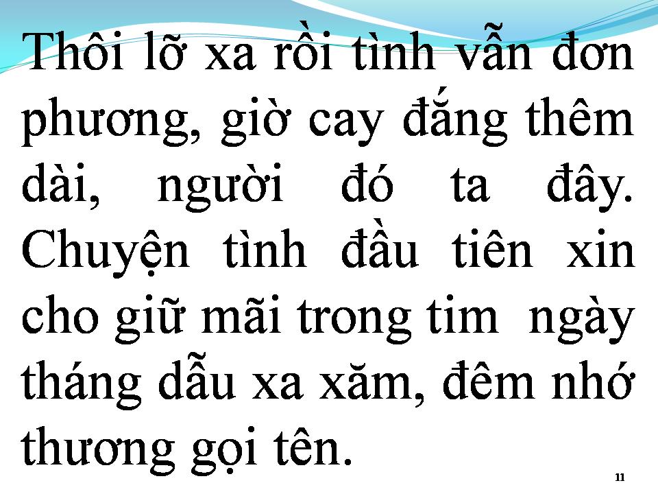 Lời bài hát TÌNH YÊU ĐƠN PHƯƠNG