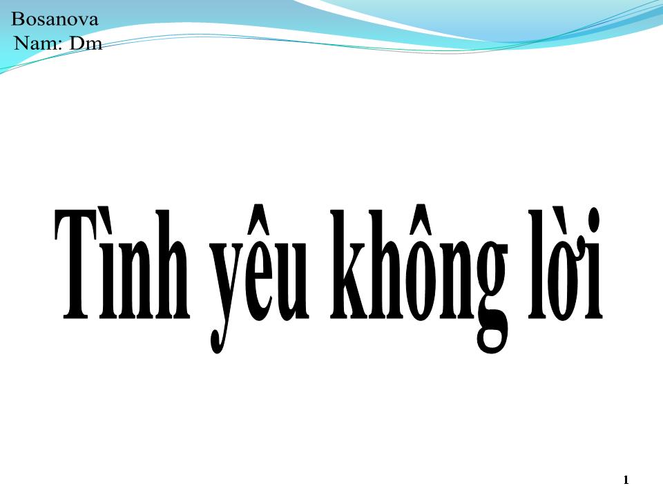 Lời bài hát TÌNH YÊU KHÔNG LỜI