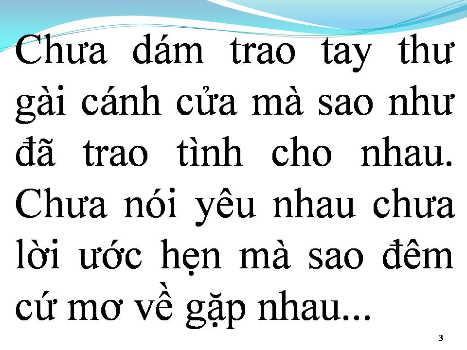 Lời bài hát TÌNH YÊU KHÔNG LỜI