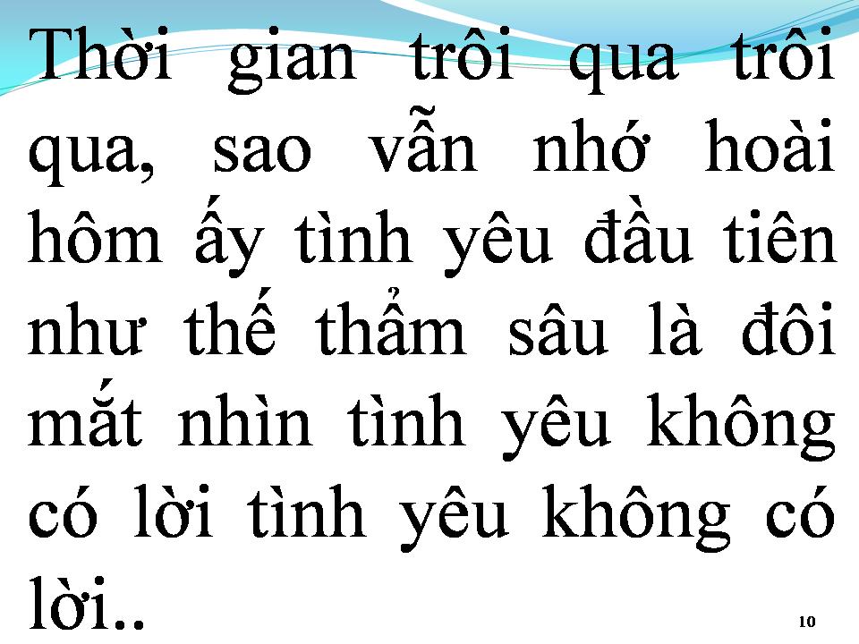 Lời bài hát TÌNH YÊU KHÔNG LỜI