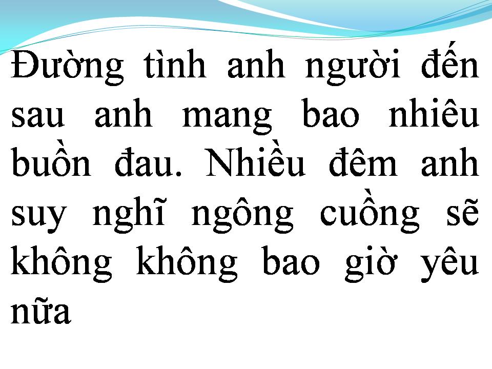 Lời bài hát TÌNH YÊU KHÔNG VAN XIN