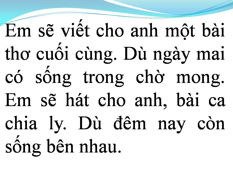 Lời bài hát TÌNH YÊU LÀ MÃI MÃI