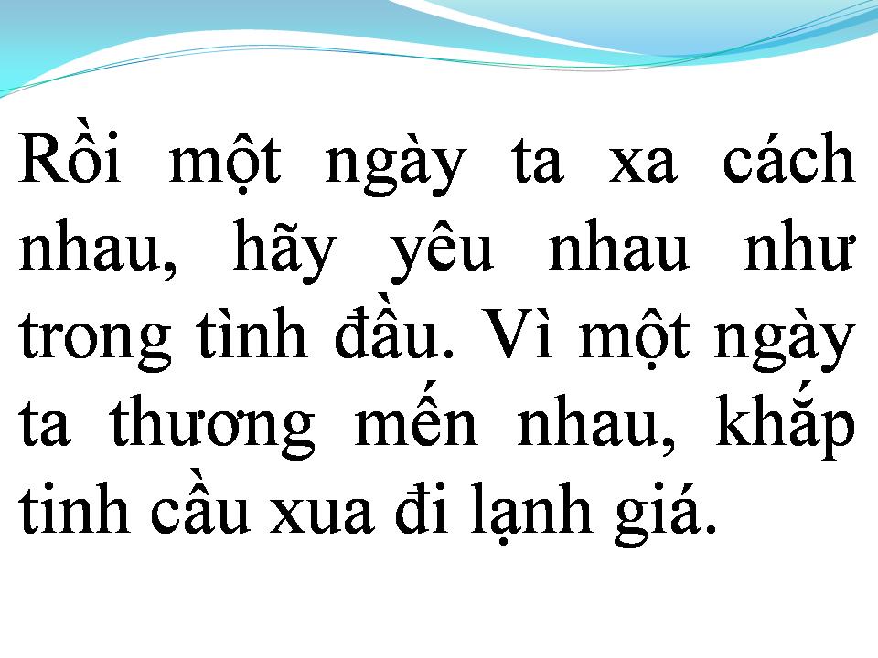 Lời bài hát TÌNH YÊU LÀ MÃI MÃI