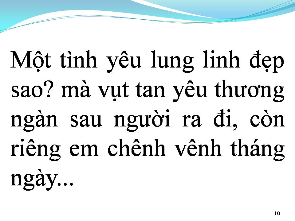 Lời bài hát TÌNH YÊU LUNG LINH