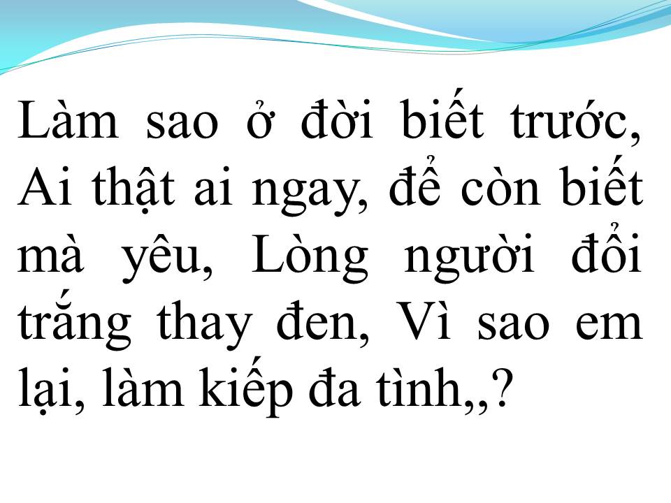 Lời bài hát CẠM BẪY TÌNH YÊU