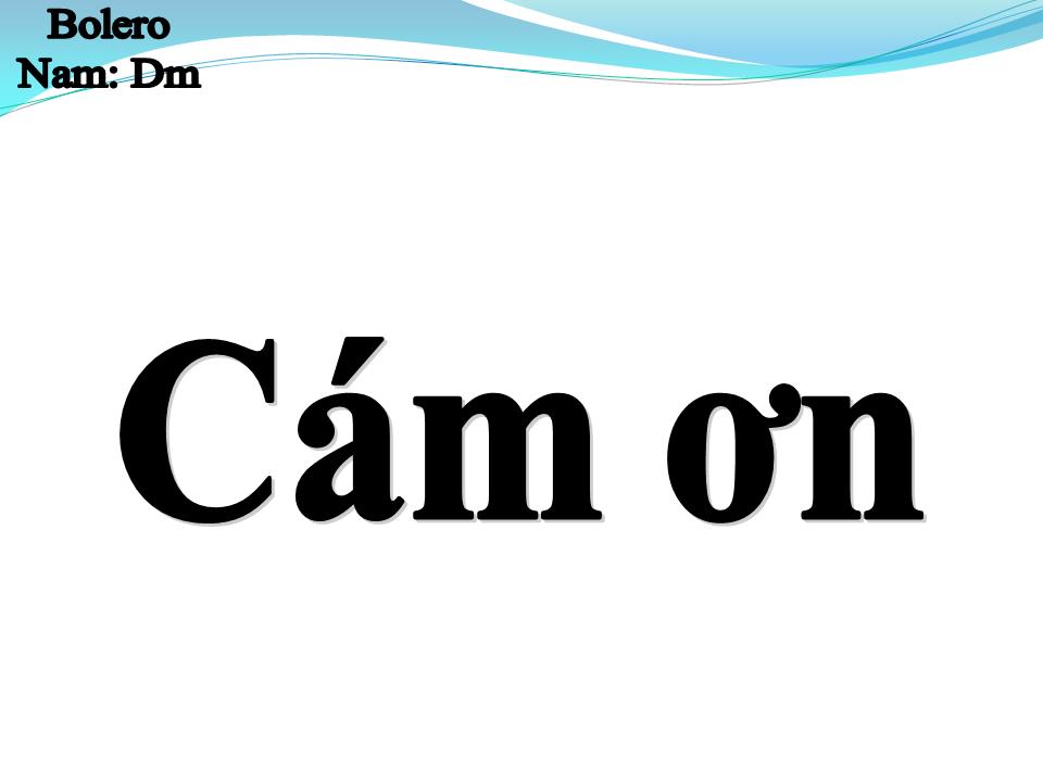 Lời bài hát CÁM ƠN 