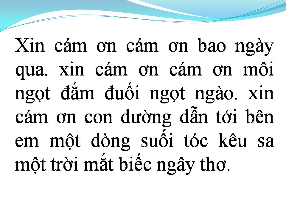 Lời bài hát CÁM ƠN MÔI NGỌT DỐI GIAN