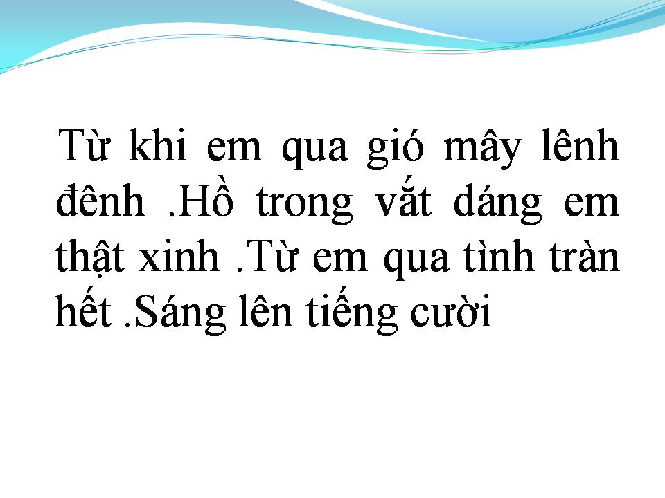 Lời bài hát CÁM ƠN MỘT ĐÓA XUÂN NGỜI