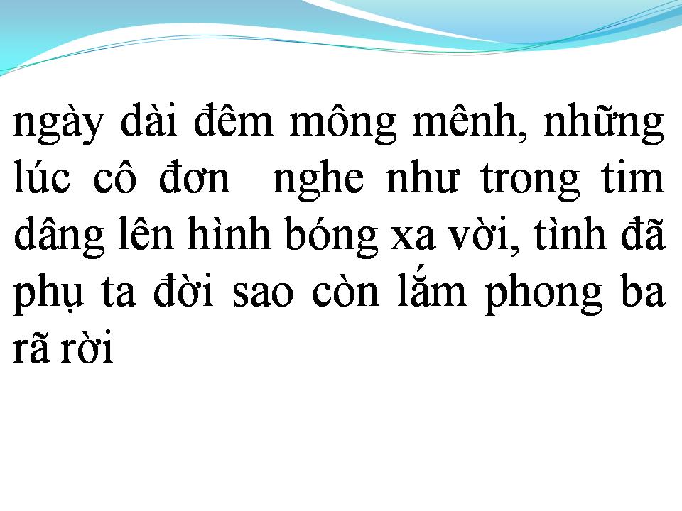 Lời bài hát CÁM ƠN NGƯỜI TÌNH