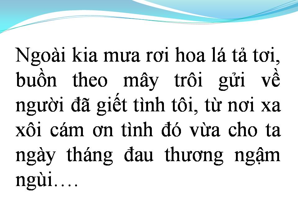 Lời bài hát CÁM ƠN NGƯỜI TÌNH