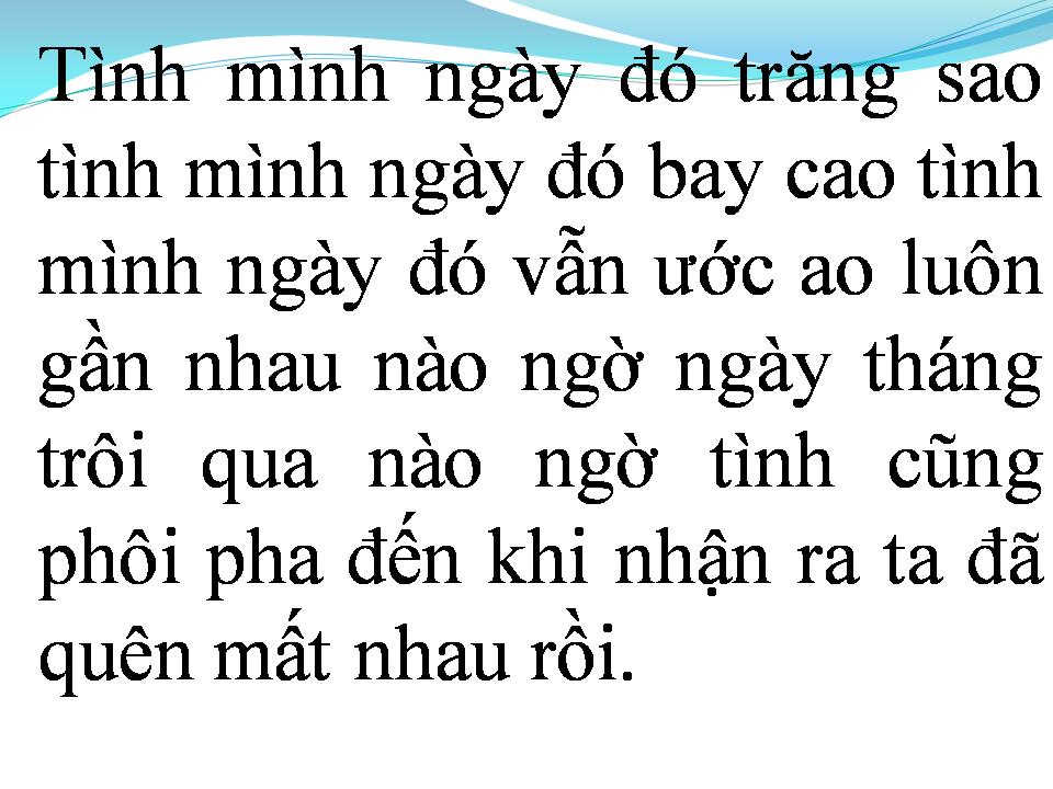 Lời bài hát CÀNG QUÊN CÀNG ĐAU