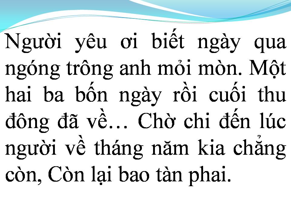 Lời bài hát CÀNG XA CÀNG NHỚ