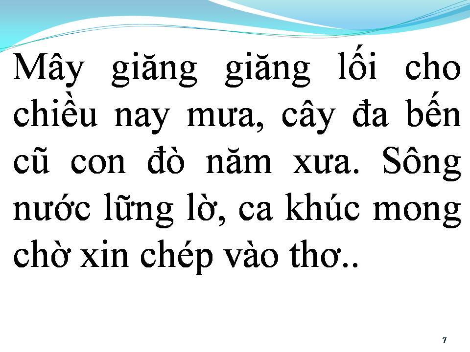 Lời bài hát CÁNH BUỒM CHUYỂN BẾN