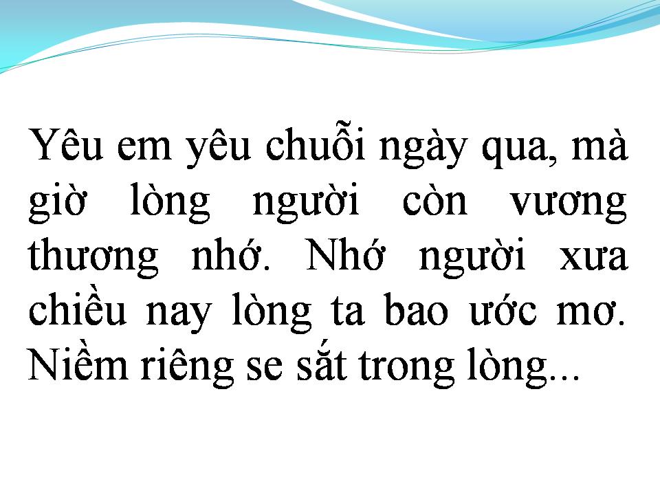 Lời bài hát CÁNH BUỒM XA XƯA