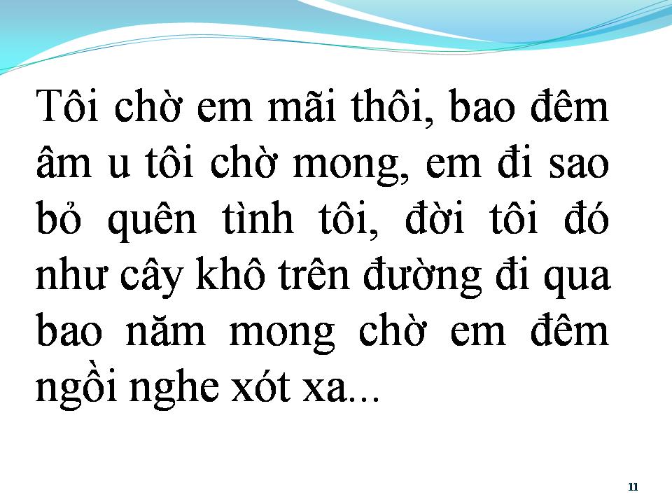 Lời bài hát CÁNH CHIM CÔ ĐƠN